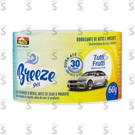  Odorizante Proauto Breeze Gel Tutti Frutti 60g