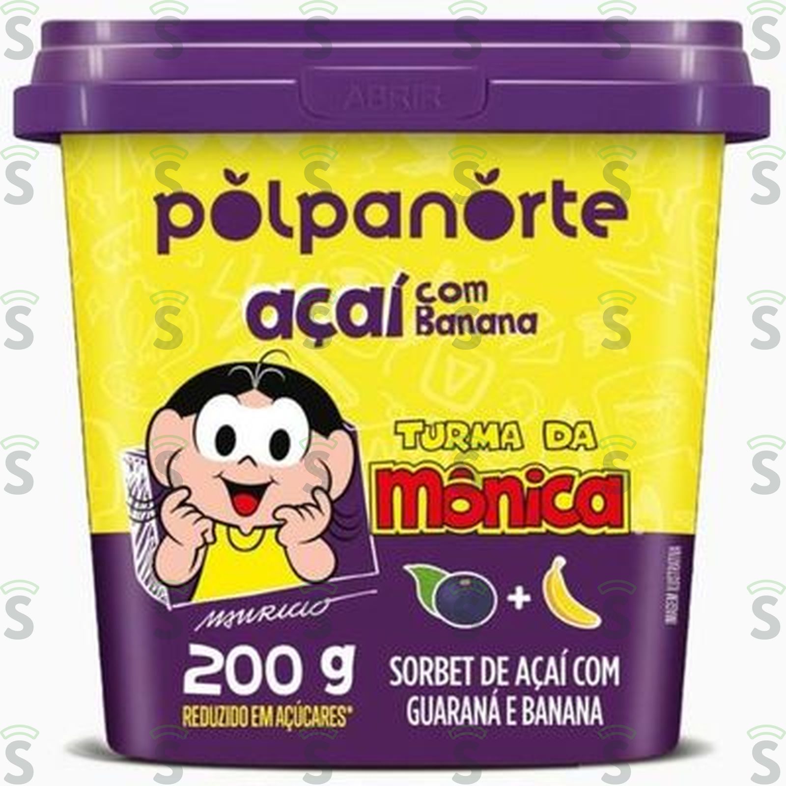 ACAI POLPANORTE TUR. DA MONICA 200G C/BANANA