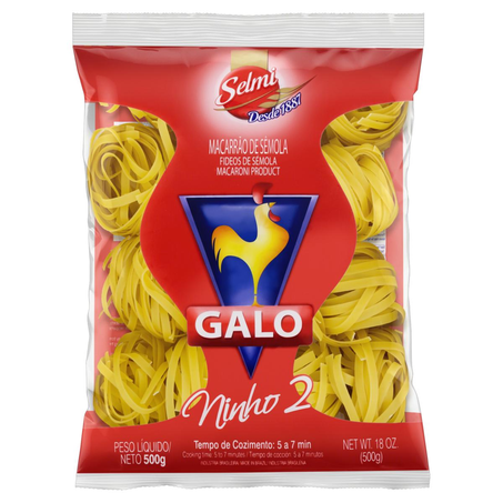 Massa de Sêmola Galo 500g - Ninho 2