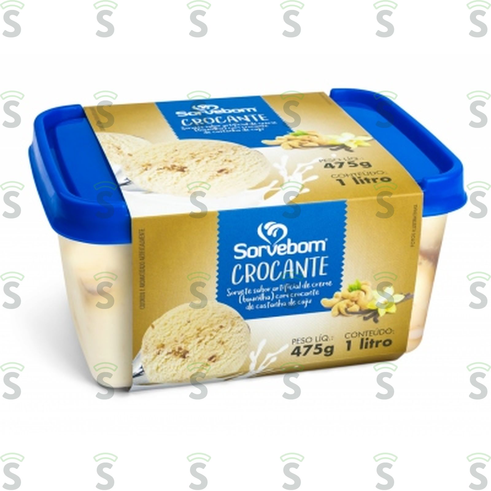 Sorvebom-sorvete 1lt crocante