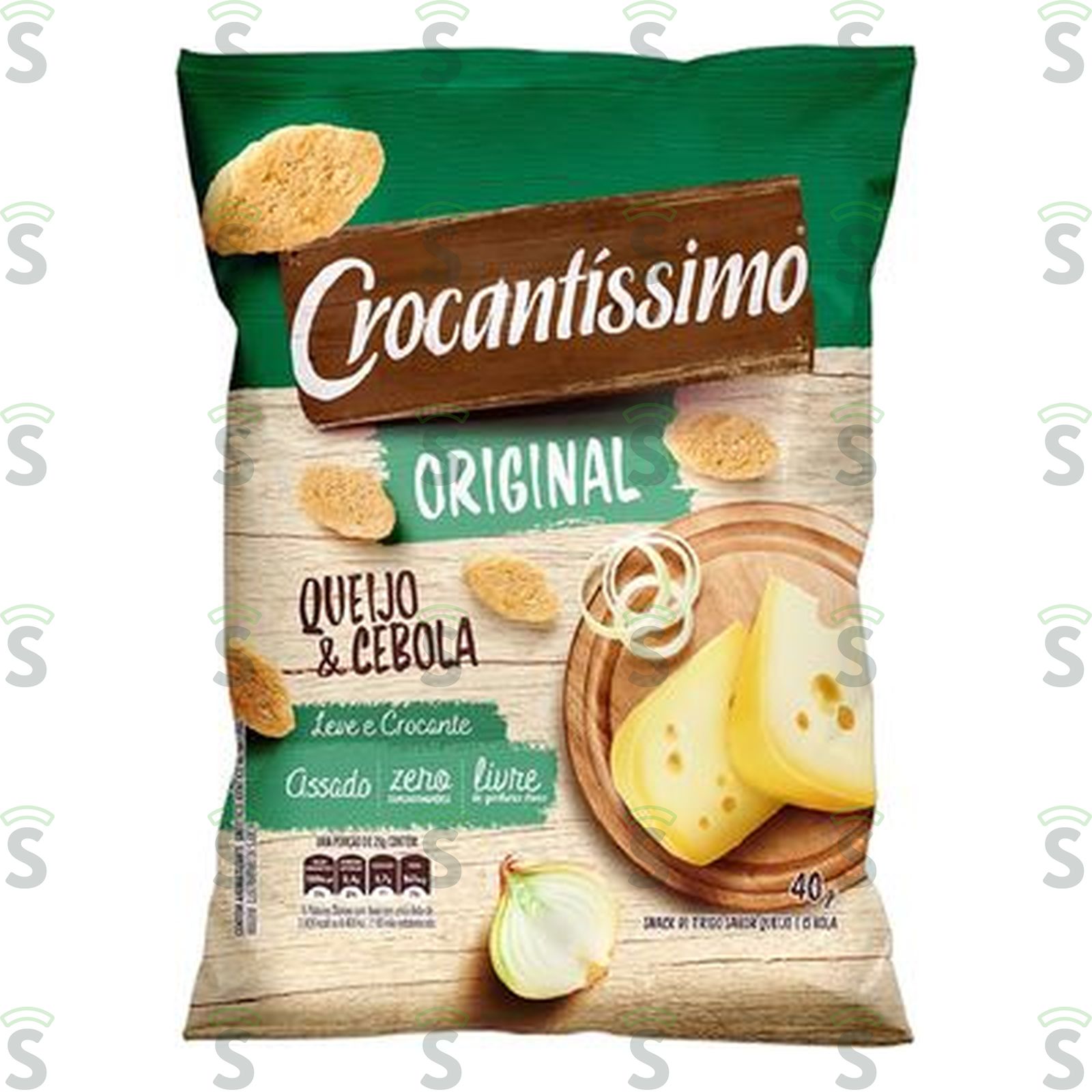 Crocantissimo-snack 40g queijo cebola