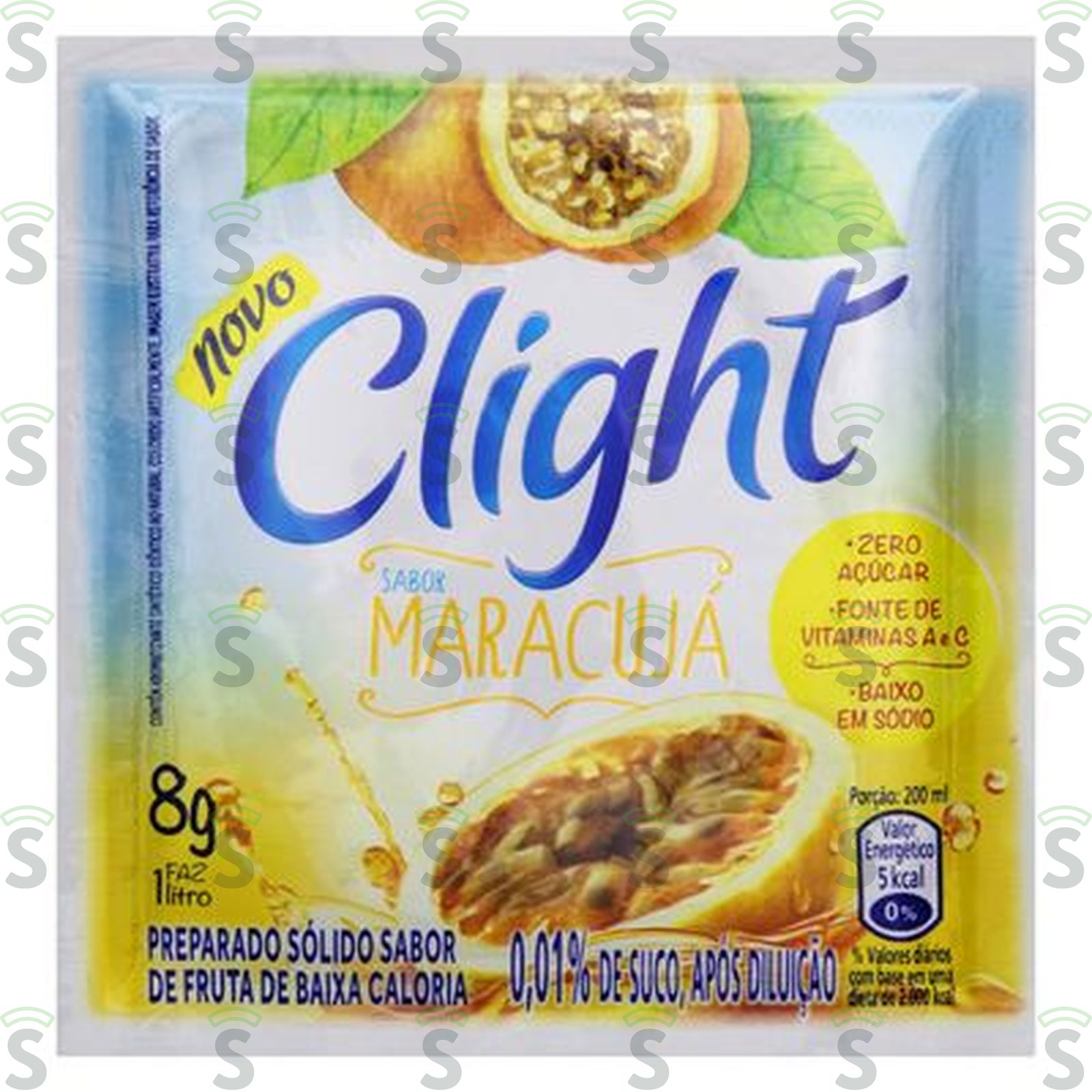 Refresco em Pó Clight Maracujá 8G