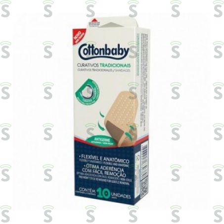  Curativos Cottonbaby Tradicional 10un