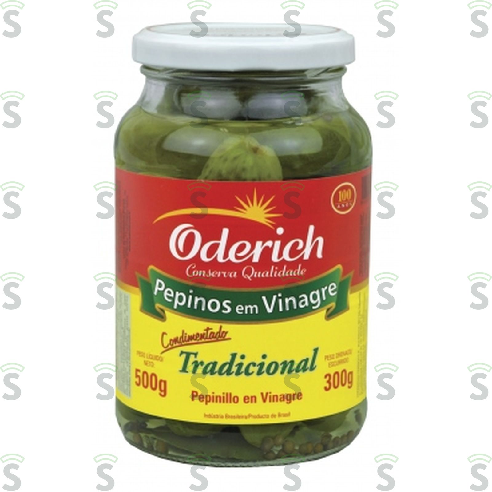 Pepino Conserva Oderich Tradicional 300G