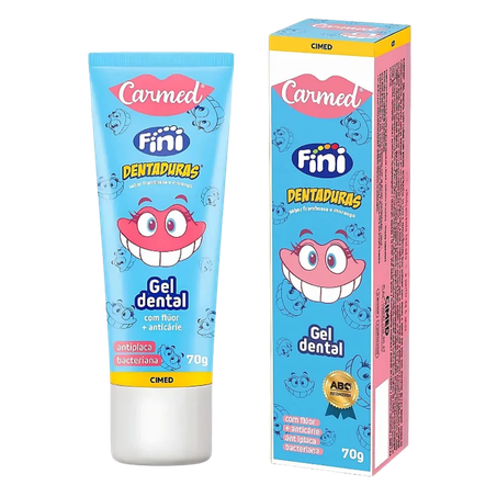 Gel Dental Carmed Infantil Fini Dentaduras 70g 
 