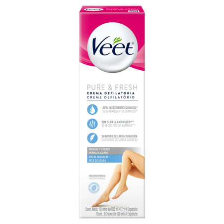 Creme Depilatório Veet 100ml - Pele Delicada