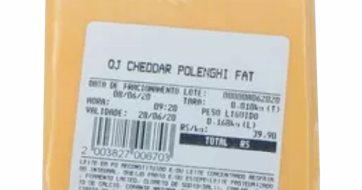 QUEIJO POLENGHI CHEDDAR KG