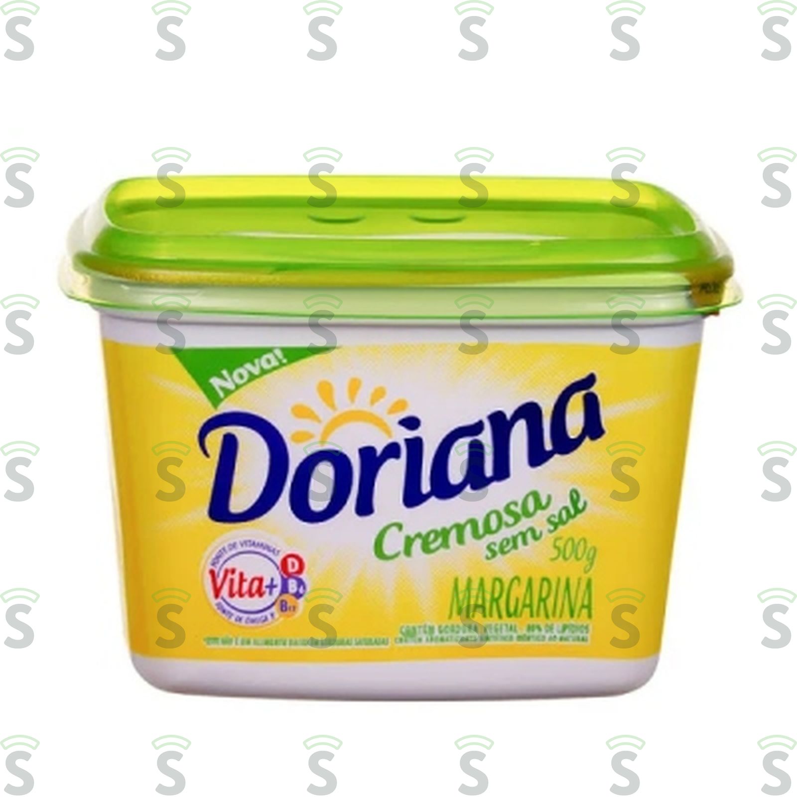 Margarina Doriana Extra Cremosa Sem Sal Pote 500G