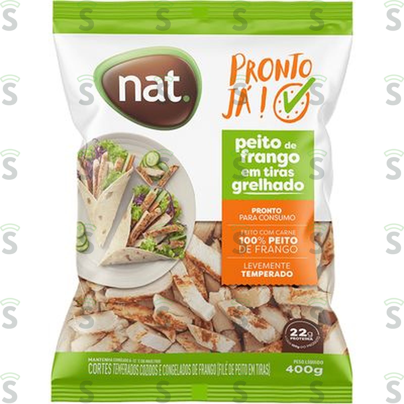 Carne Frango Peito em Tiras Grelhado 400G