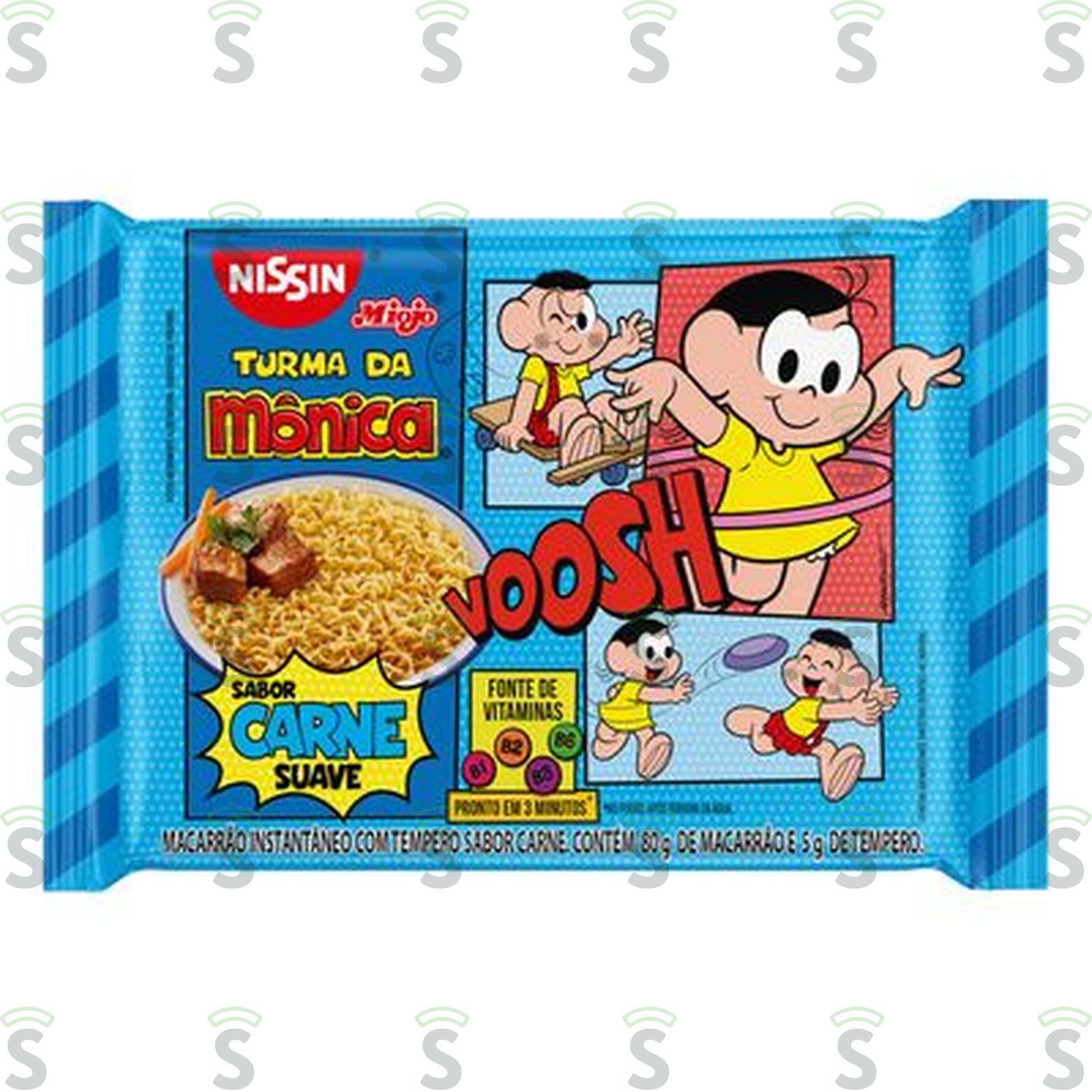 Nissin-macarrao monica 85g carne suave