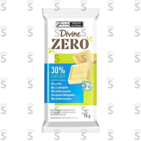  Choc Zero Divine 70g 30% Cacau