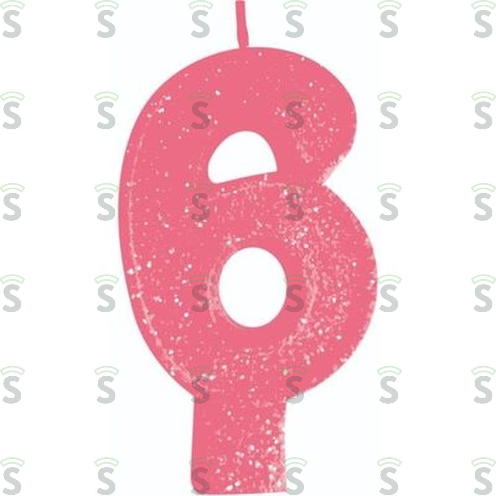 Vela Aniver Confesta N6 Big Rosa 1UN