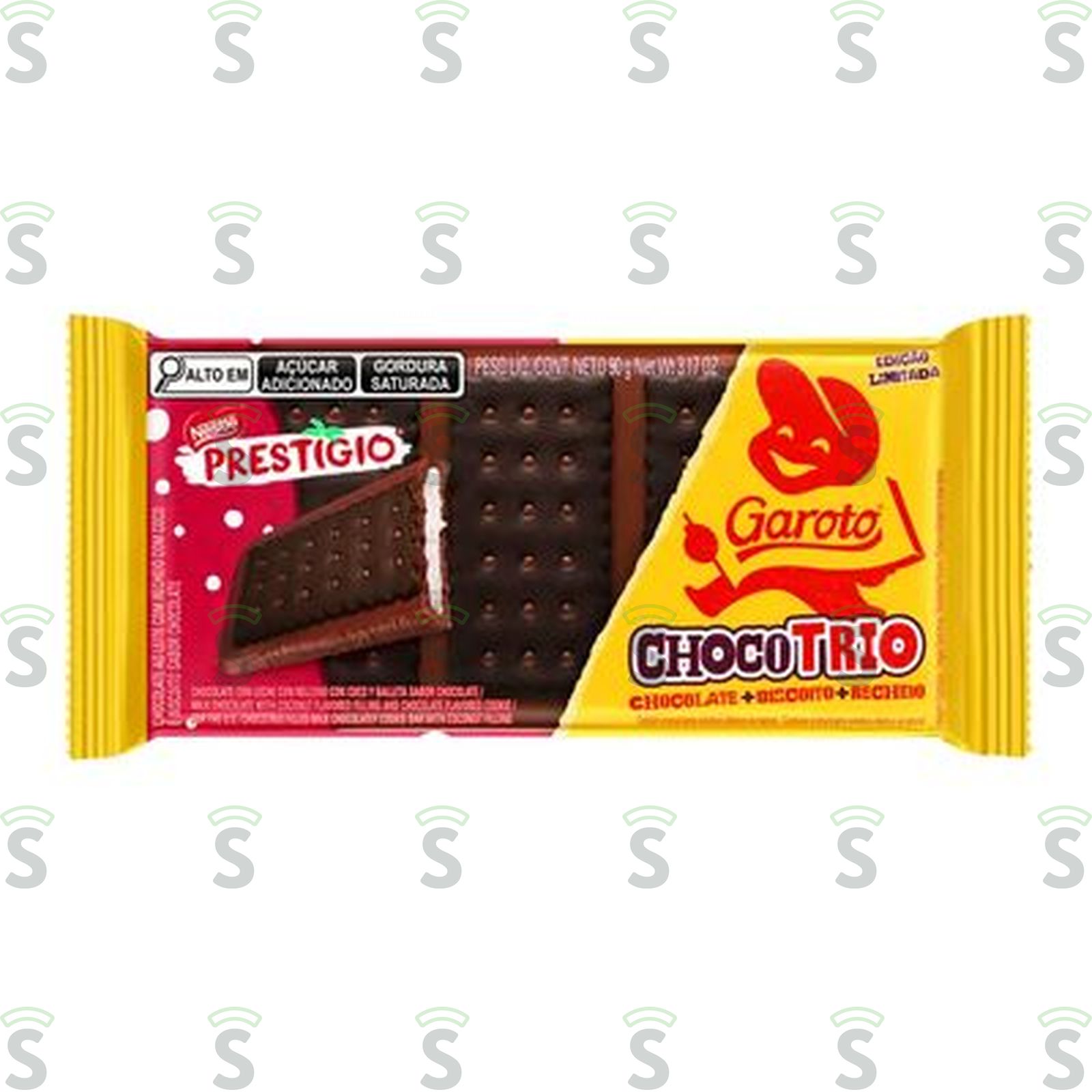 CHOC TRIO GAROTO 90G PRESTIGIO