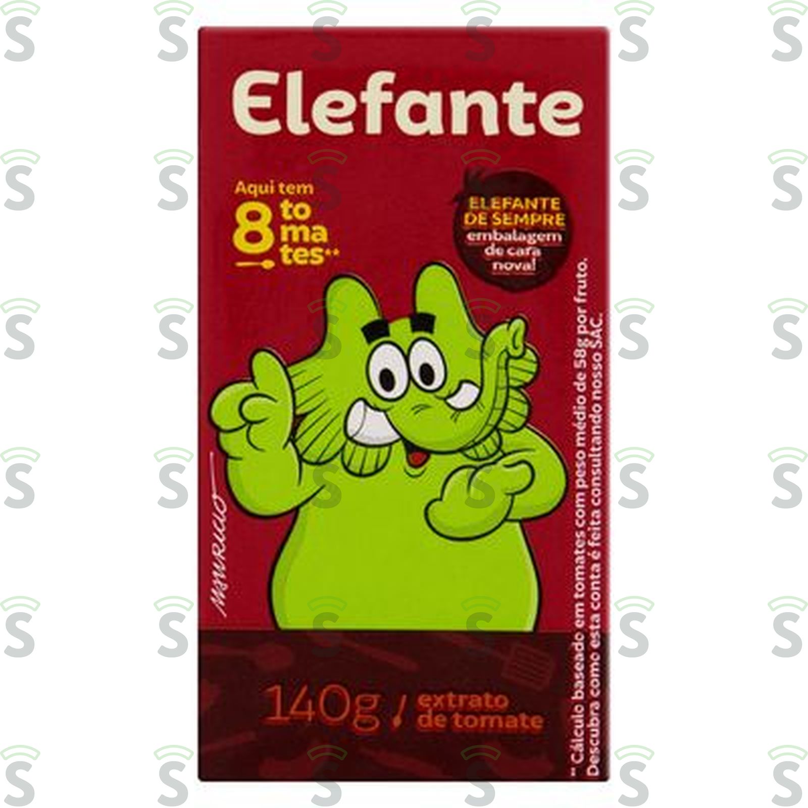 Extrato tom elefante tp 140g fl.