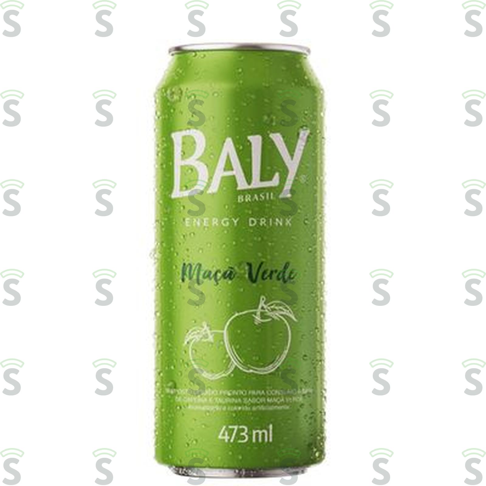 Energético Baly Maçã-Verde Lata 473ml