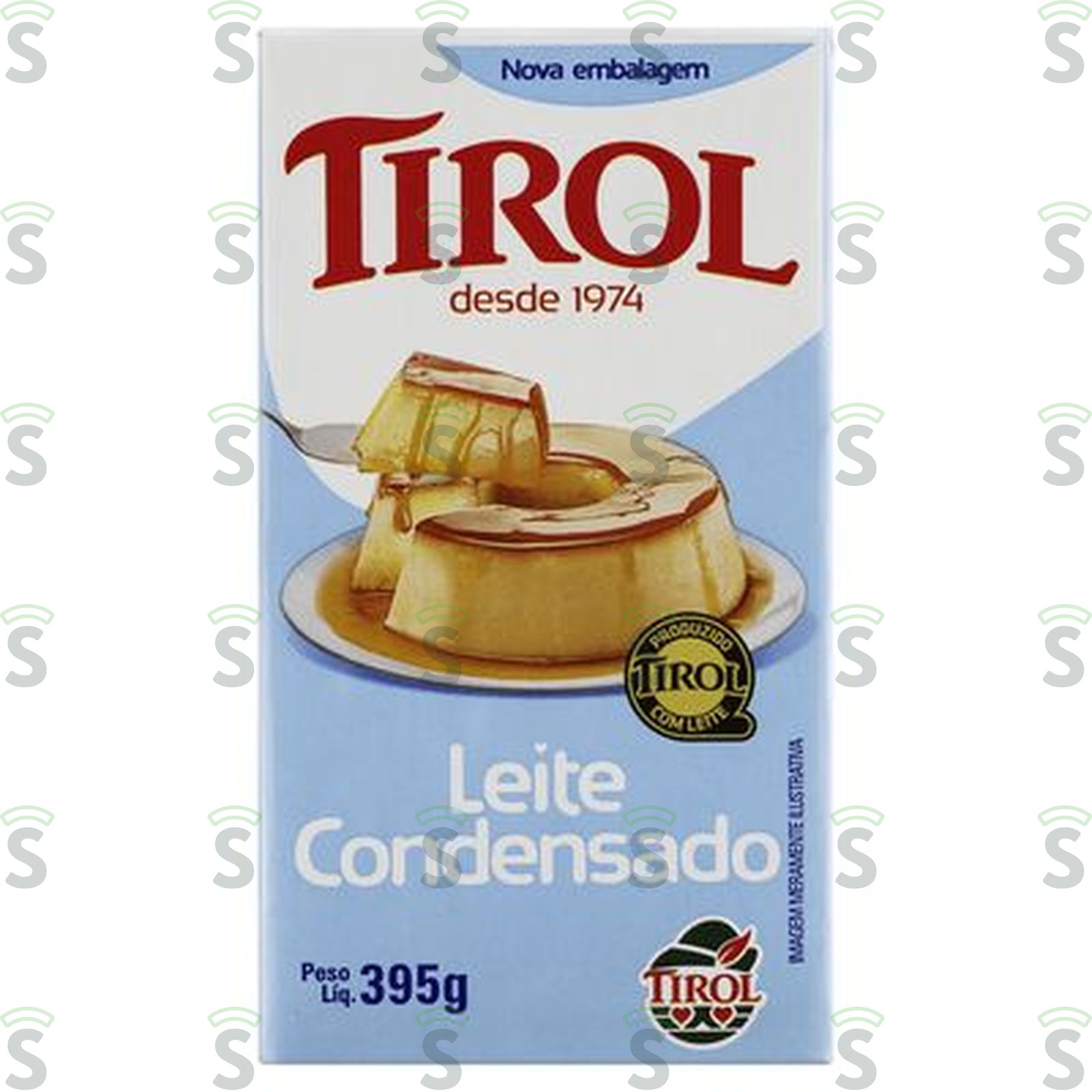 Leite Condensado Tirol Semidesnatado Caixa 395gr