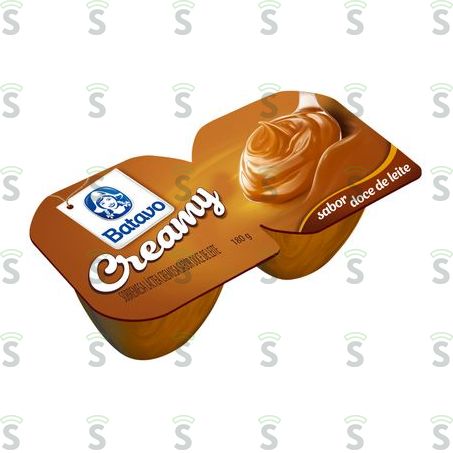  Sobremesa Batavo Cremosa Doce de Leite Embalagem 160g