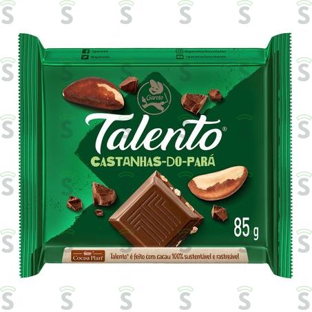 Talento-chocolate 85g Castanha Para