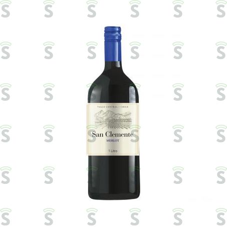  Vinho Chileno San Clemente Merlot 1lt