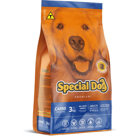 Ração Special Dog 1kg - Adultos - Carne