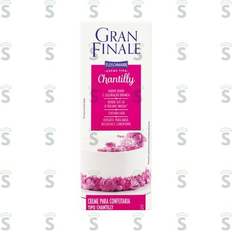  Creme Fleischmann Gran Finale Tipo Chantilly Caixa 1lt