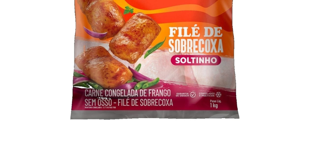 Filé de Sobrecoxa de Frango Canção IQF 1kg