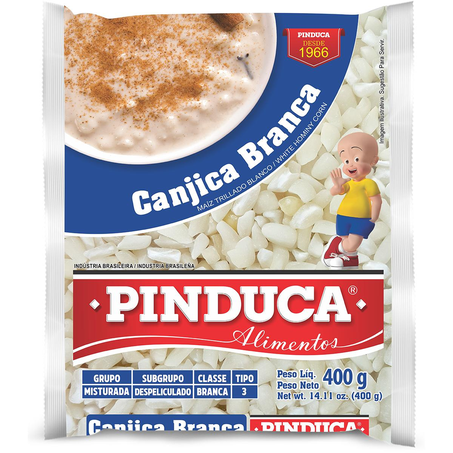 Canjica Pinduca 400g - Branca