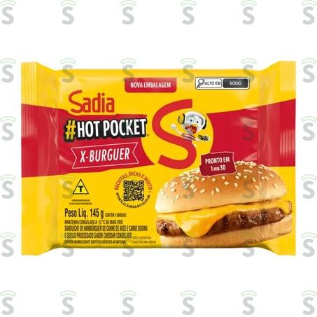  Sadia-hot Pocket 145g x Burger