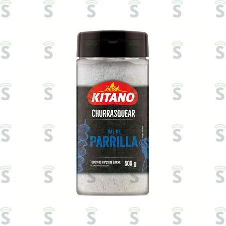  Sal de Parrilla Triturado Kitano Churrasquear Frasco 500g
