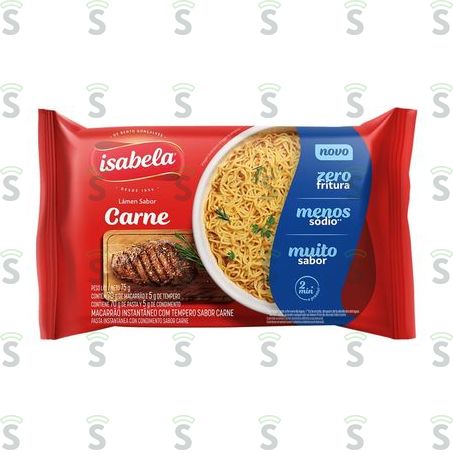  Macarrao Isabela 75g Carne