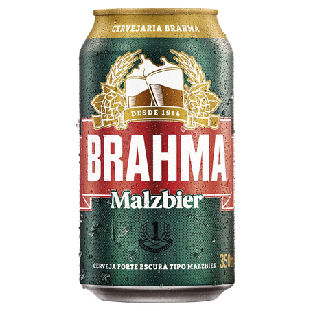 Cerveja Brahma Malzbier 350ml - Lata