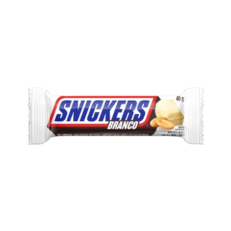 Chocolate snickers 40g branco