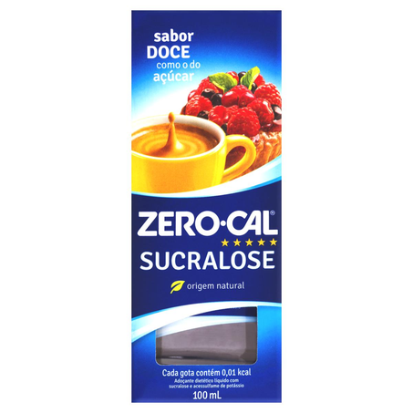 Adoçante Líquido Zero-Cal 100ml - Sucralose