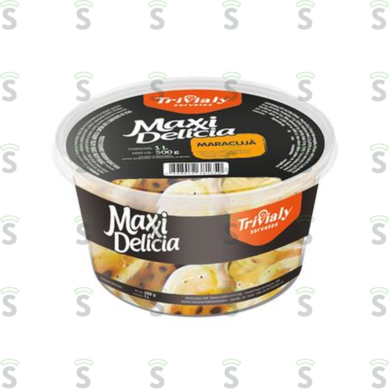 Sorvete Trivialy Max Delicia Maracuj 1LT