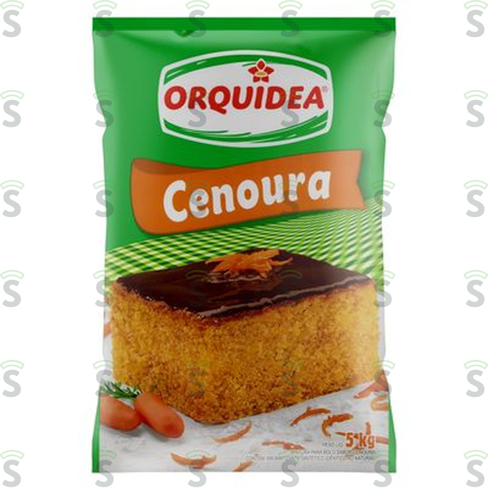 Mistura Para Bolo Cenoura Orquídea Pacote 5KG