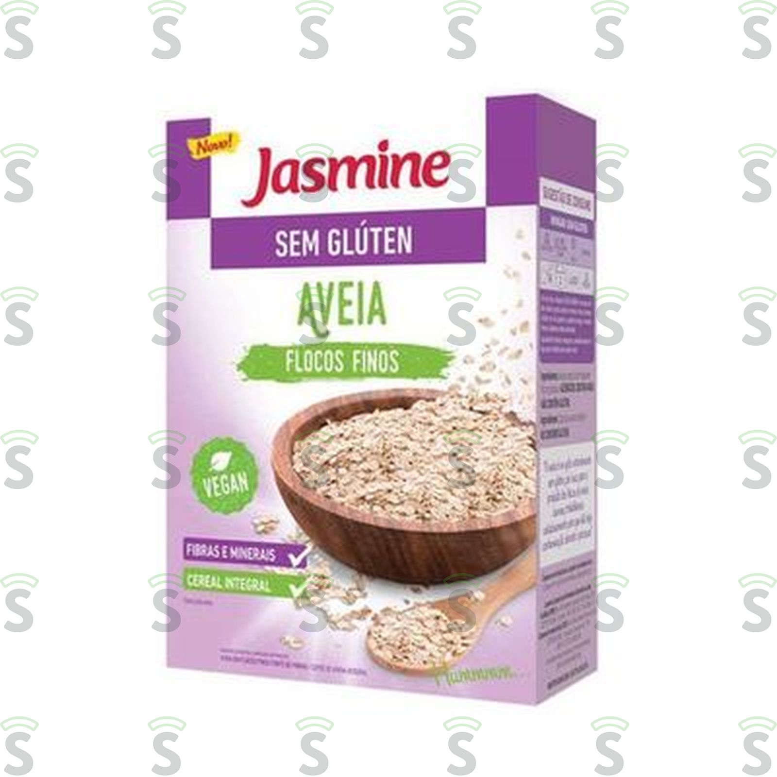 Aveia em Flocos Jasmine Sem Glúten Caixa 250G