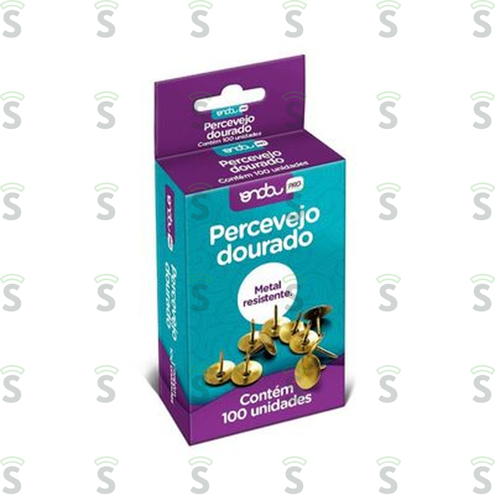 Escova Percevejo Onda Dourado 100UN