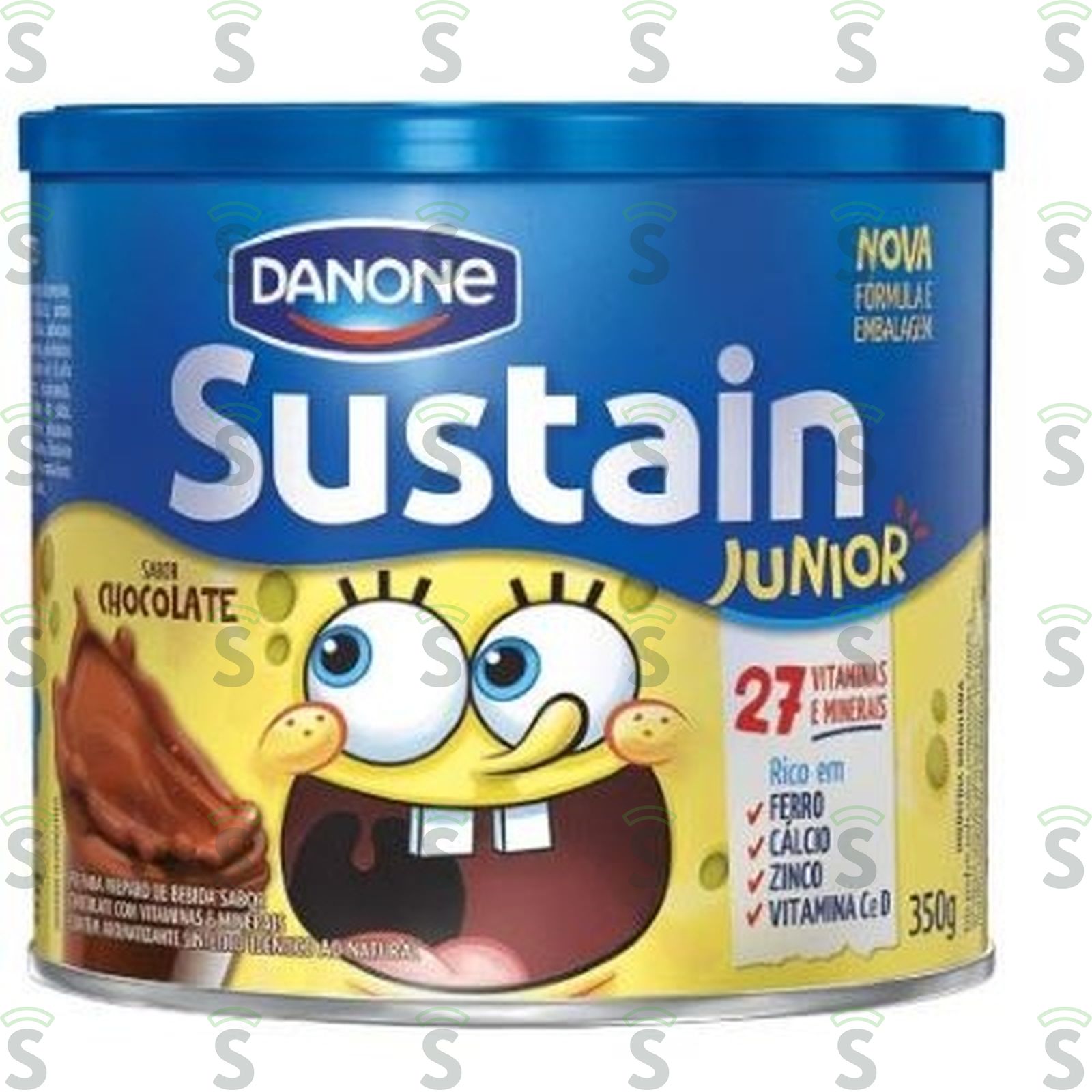 Pó para Preparo de Bebida Danone Sustain Junior Chocolate Lata 350gr