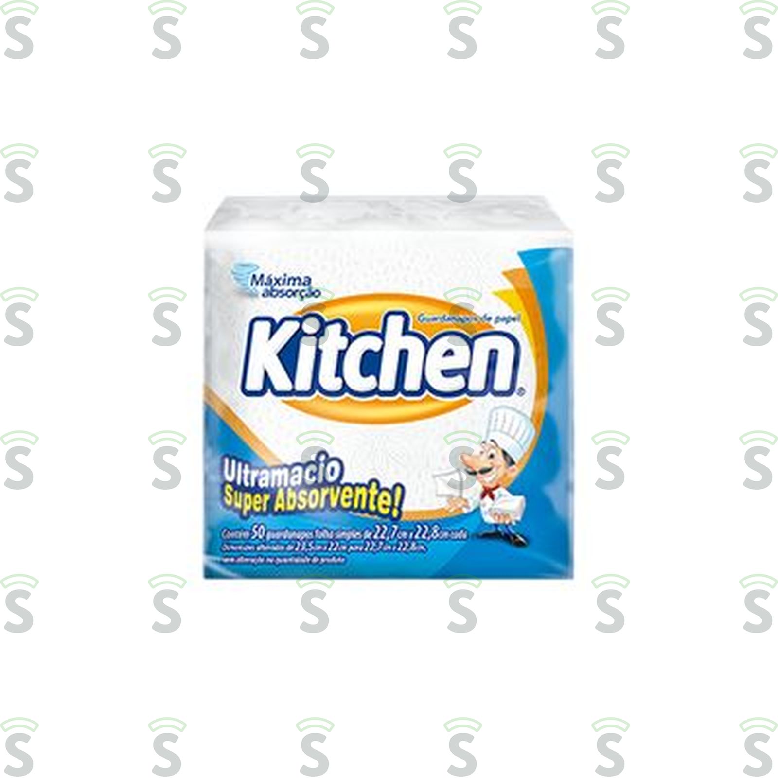 Kitchem-guardanapos 22.7 x 22.8 c/50
