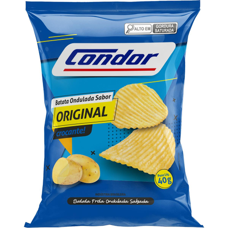 Batata Ondulada Condor 40g - Original