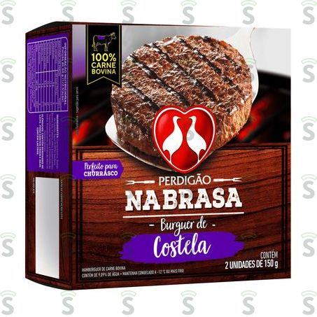  Hamb Na Brasa Costela 300g Perdigao