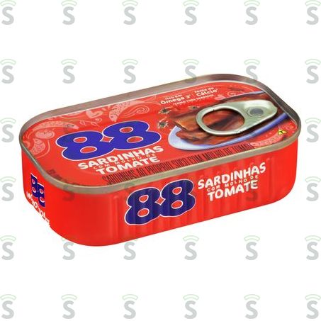  Sardinha 88 Molho de Tomate Lata 125g