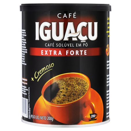 Café Solúvel Iguaçu 200g - Extraforte - Lata