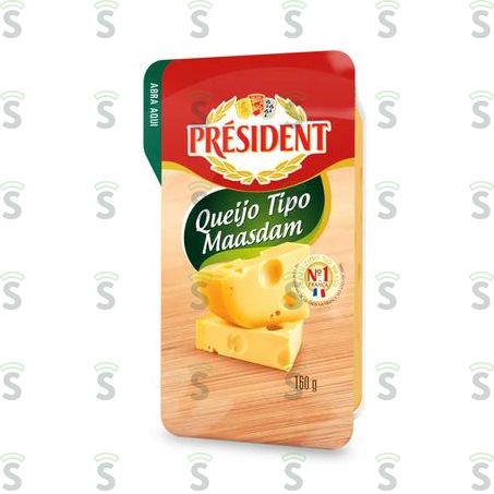  President-queijo Maasdam 160g