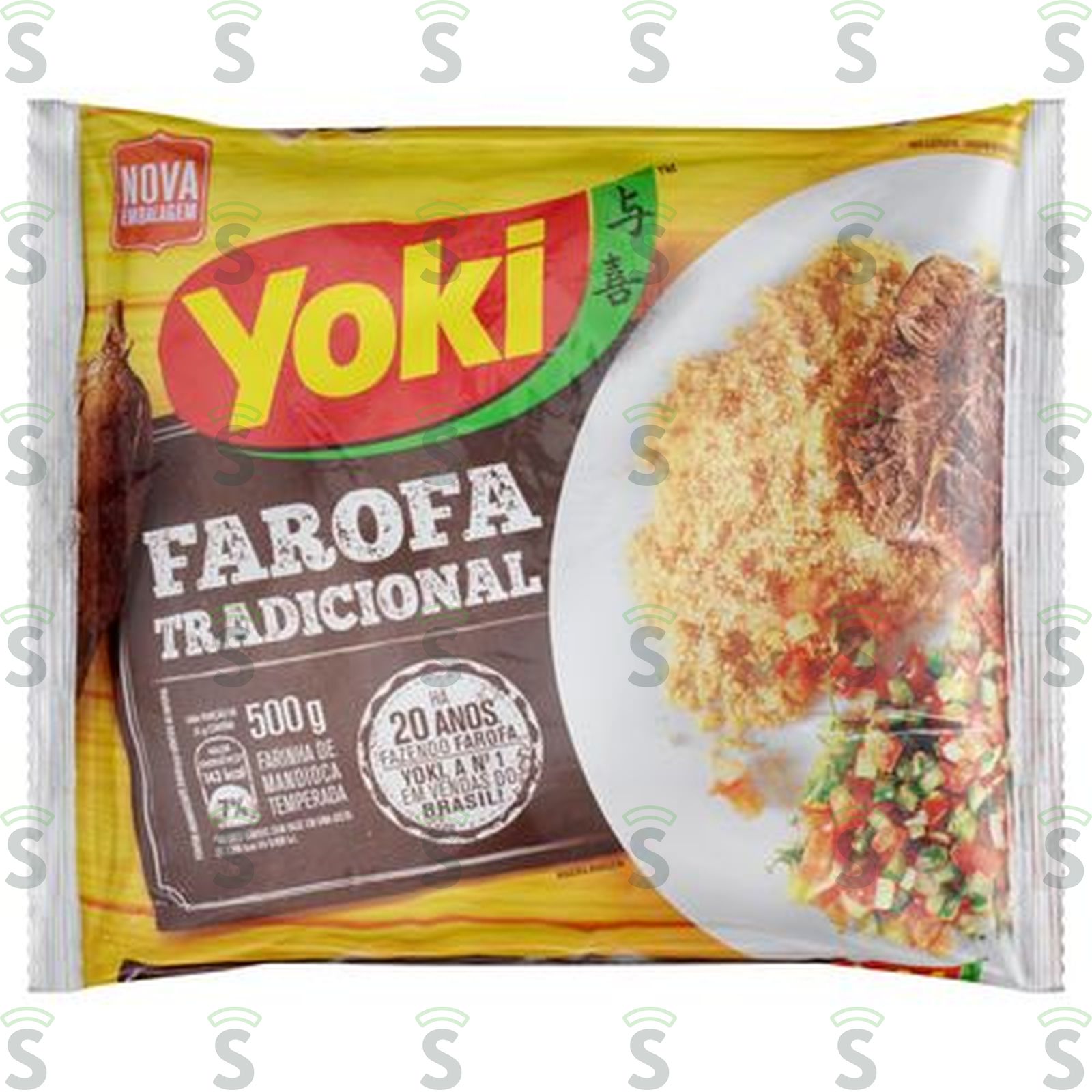 Farofa Pronta Yoki Temperada 500G