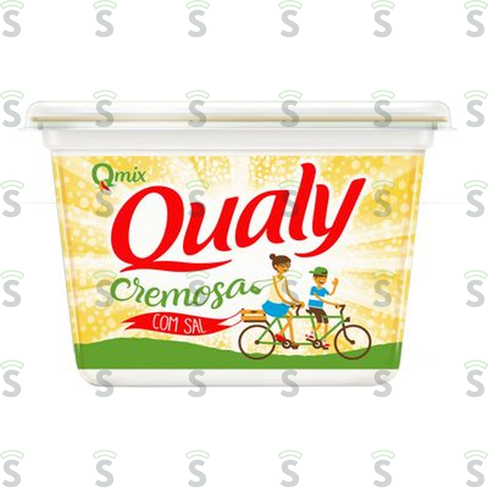 Qualy-margarina 500g com sal