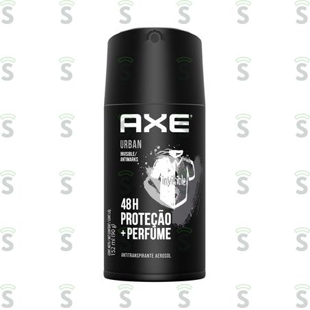  Antitranspirante Aerosol Axe Invisible Urban Frasco Spray 152ml