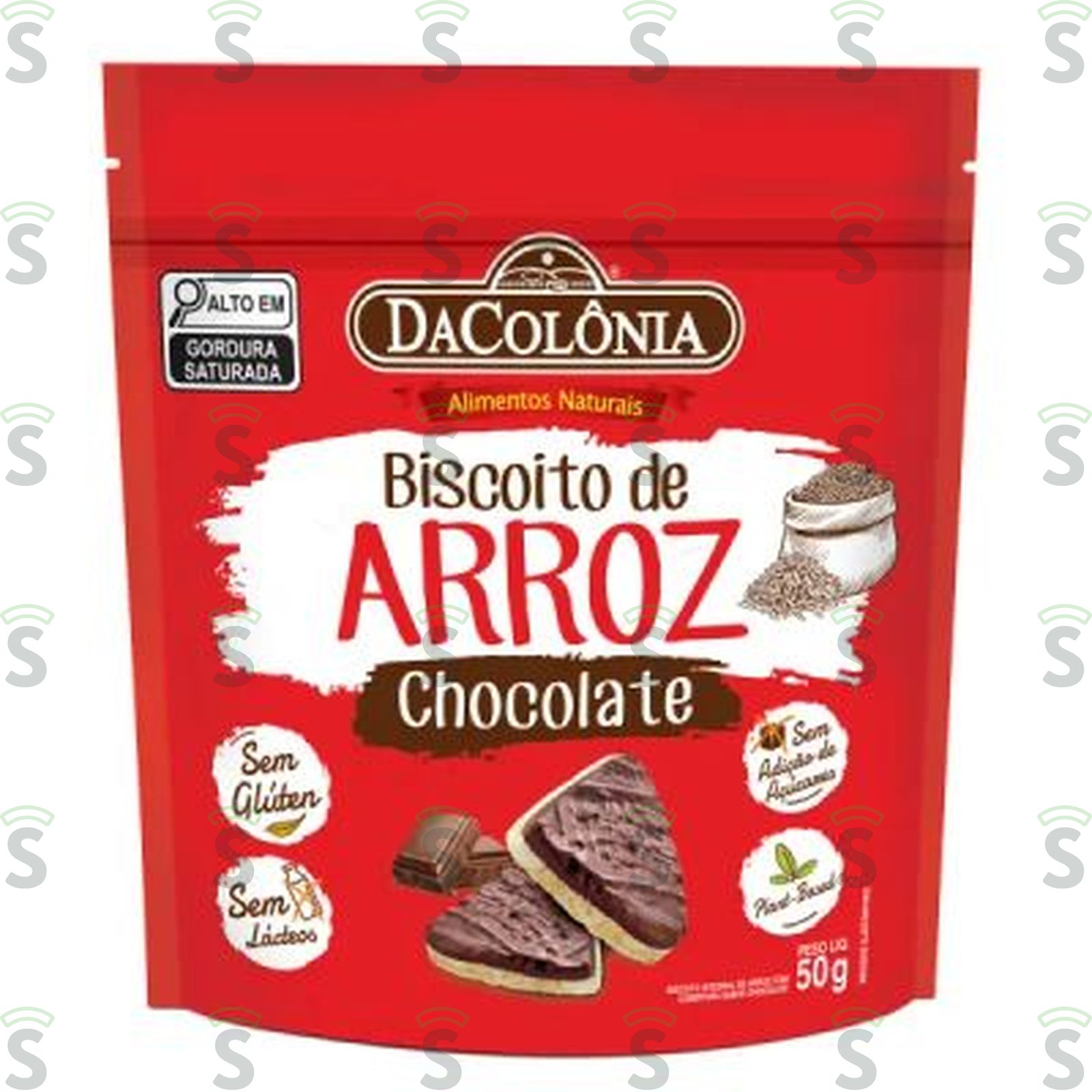 BISC DE ARROZ DACOLONIA 50G CHOC ZERO