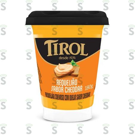  Requeijao Crem Tirol 180gr Cheddar