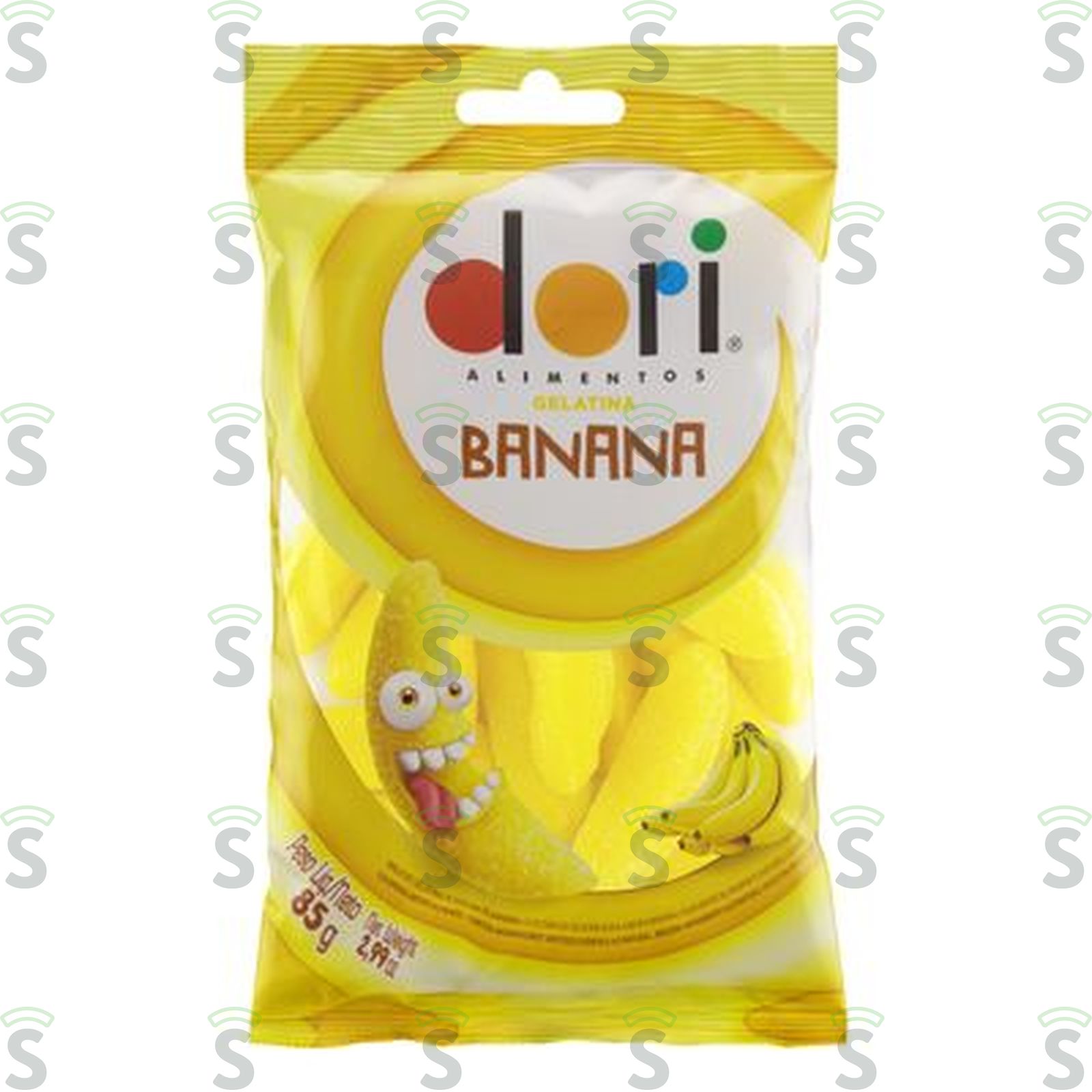Goma Gelatina Dori Banana Embalagem 85G